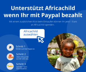 africachild paypal donate charity afrika